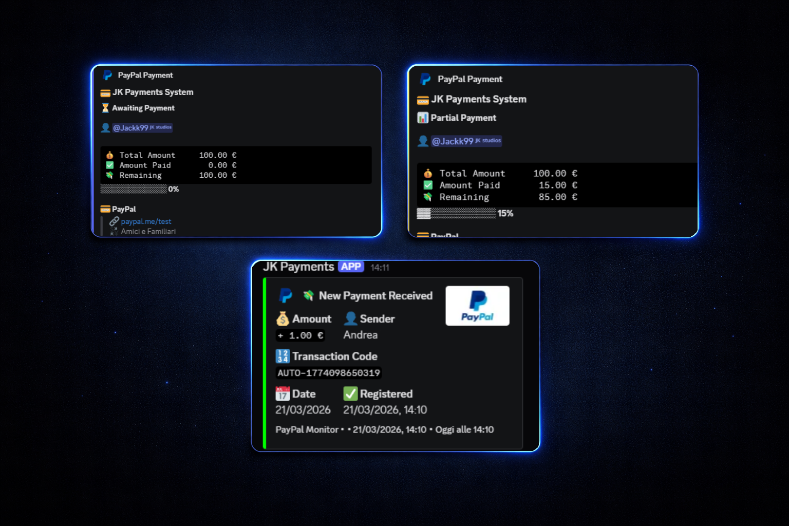 JK Payments System BOT - OPEN SOURCE thumbnail 2